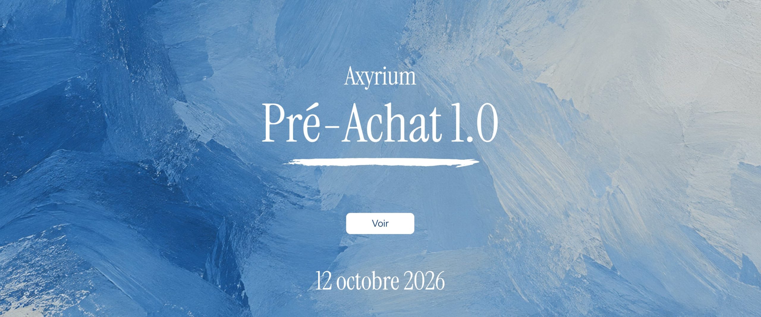 Axyrium Pré-Achat 1.0, 12 oct. 2026